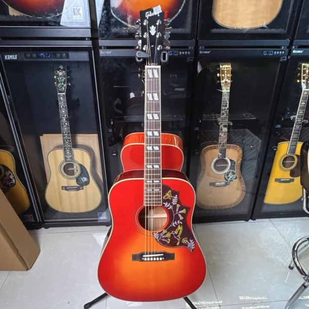 蜂鸟41寸全单阿迪朗达克vintage全复古硝基漆民谣吉他复刻版