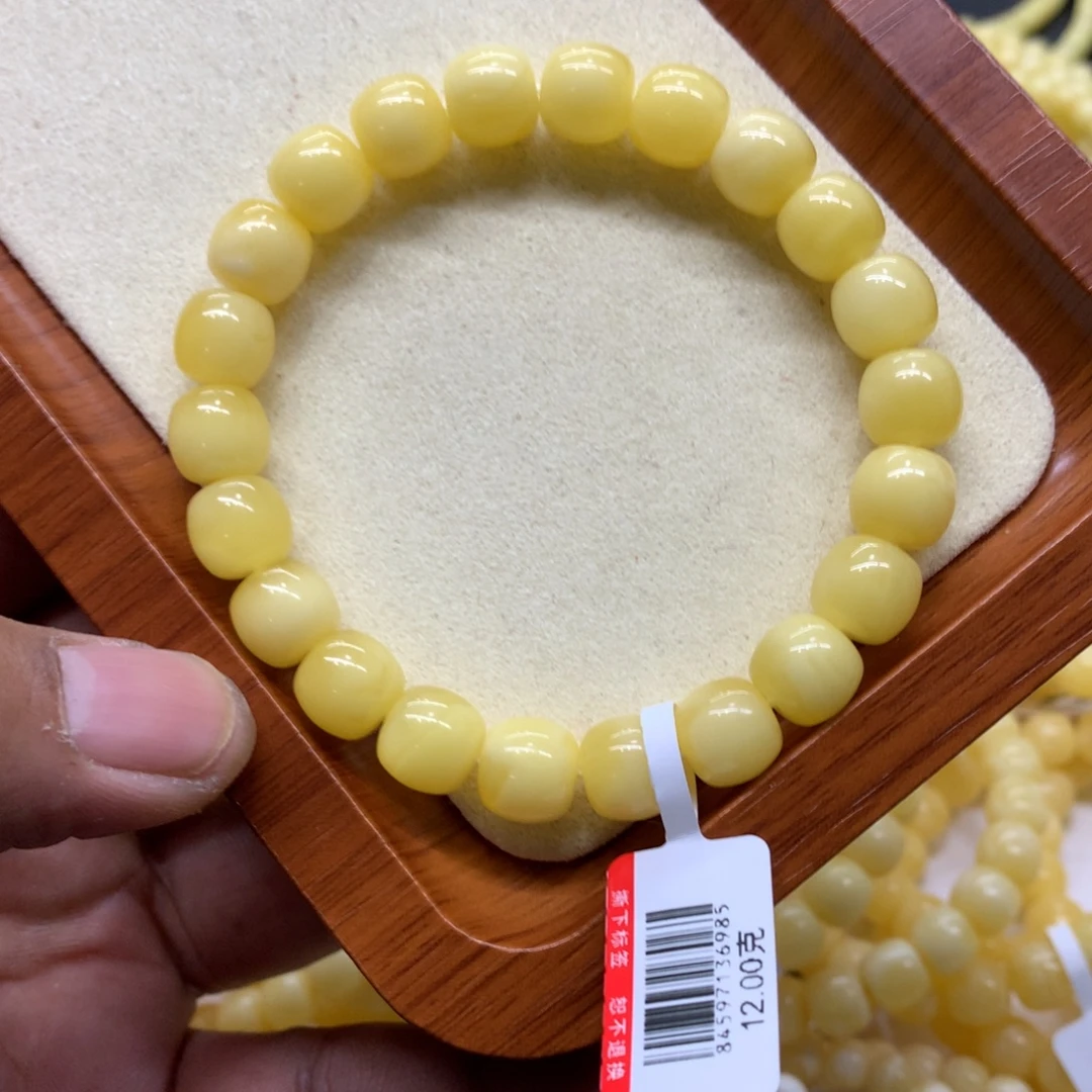 蜜蜡未镶嵌手链蜜蜡