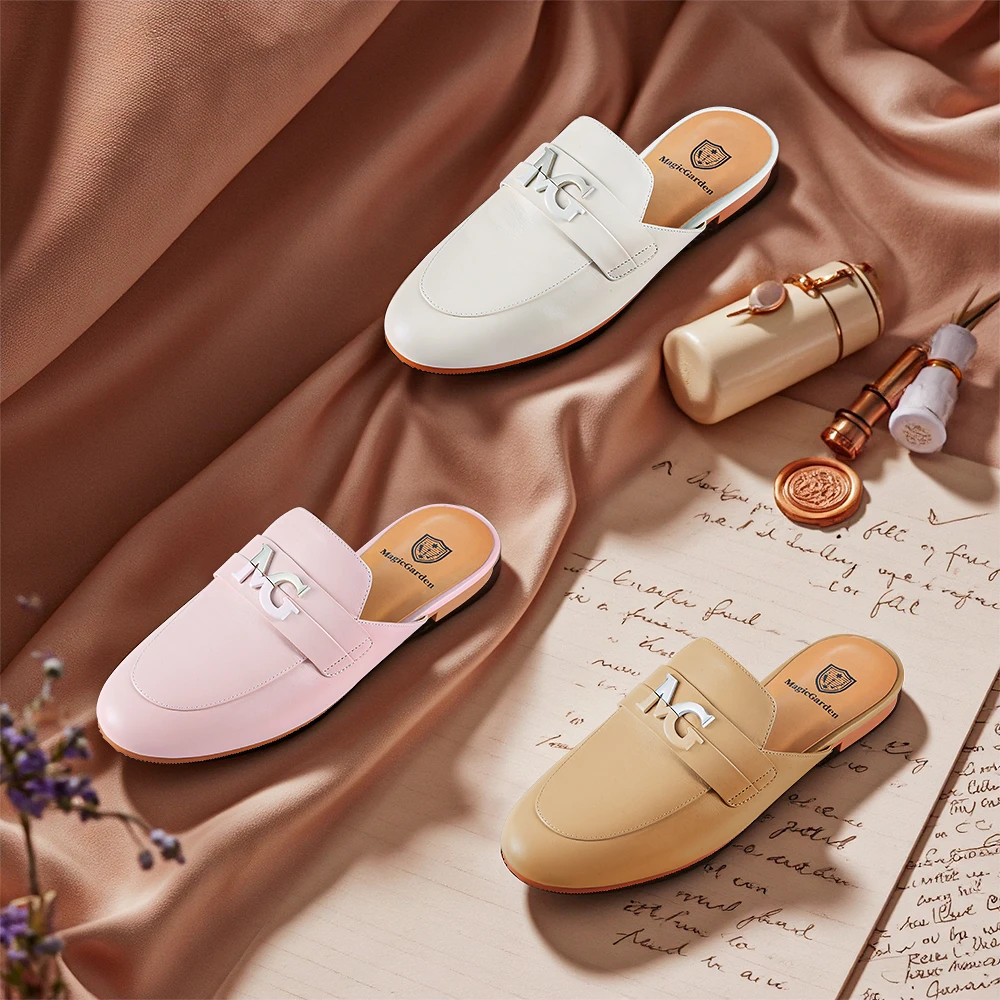 敏哥-Magic Garden “极光平衡穆勒拖”MG标乐福拖鞋MG252Q006