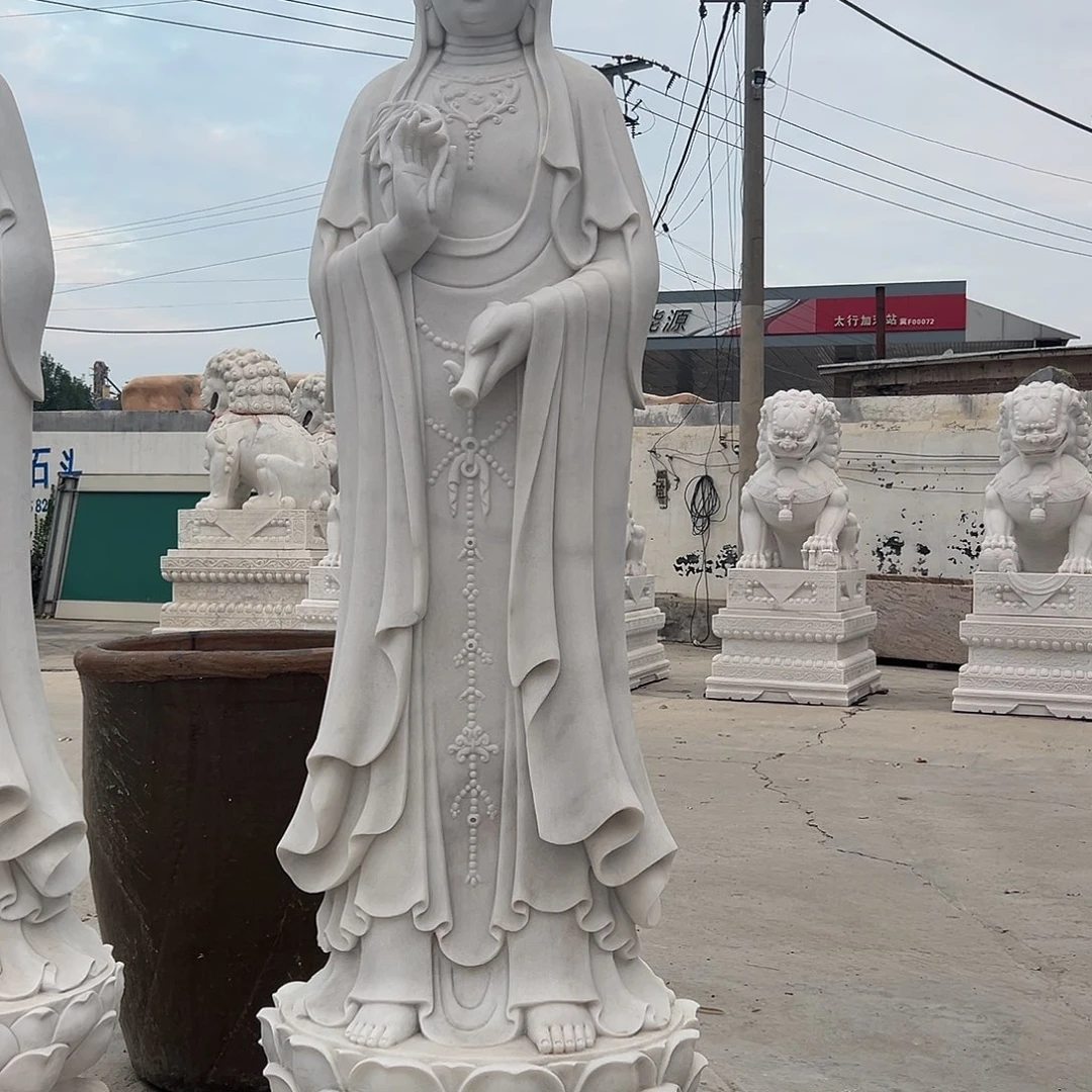 石材汉白玉石雕观音石雕像