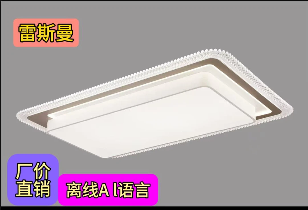 顺丰包邮包安装新款LED客厅灯卧室餐厅现代简约高亮款智能语音灯