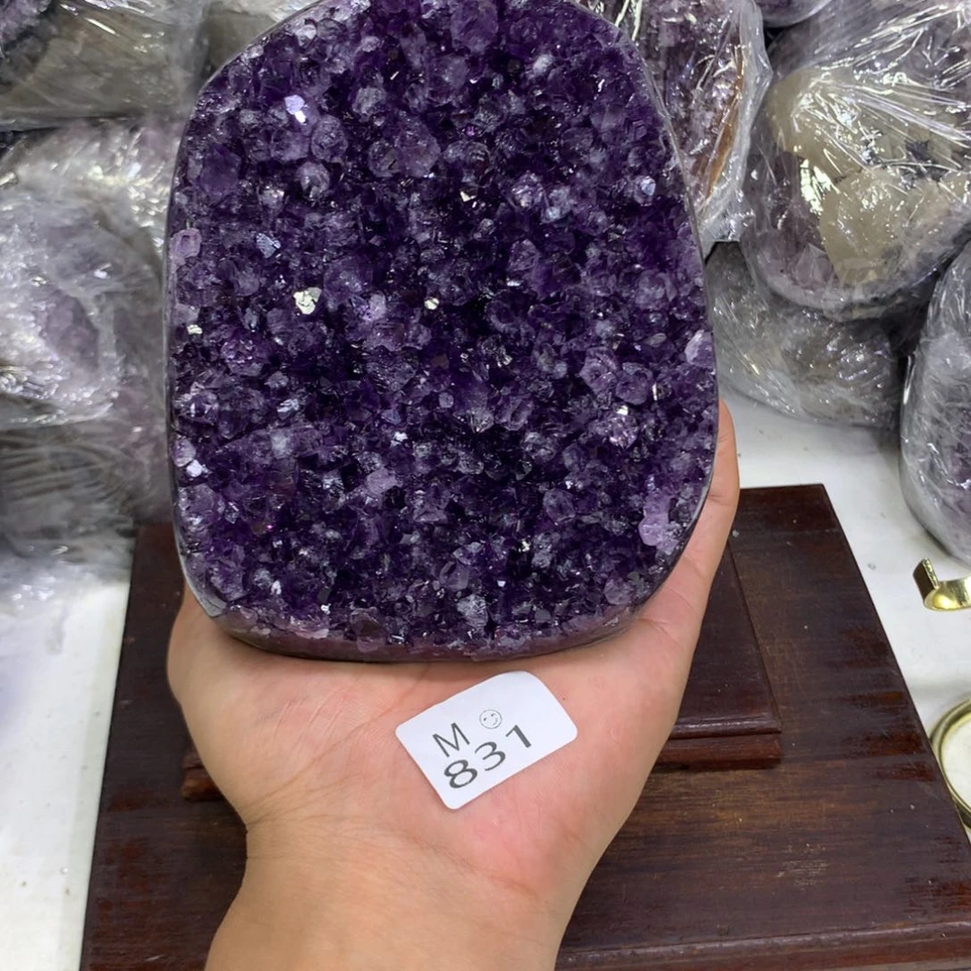 未镶嵌摆件紫晶水晶