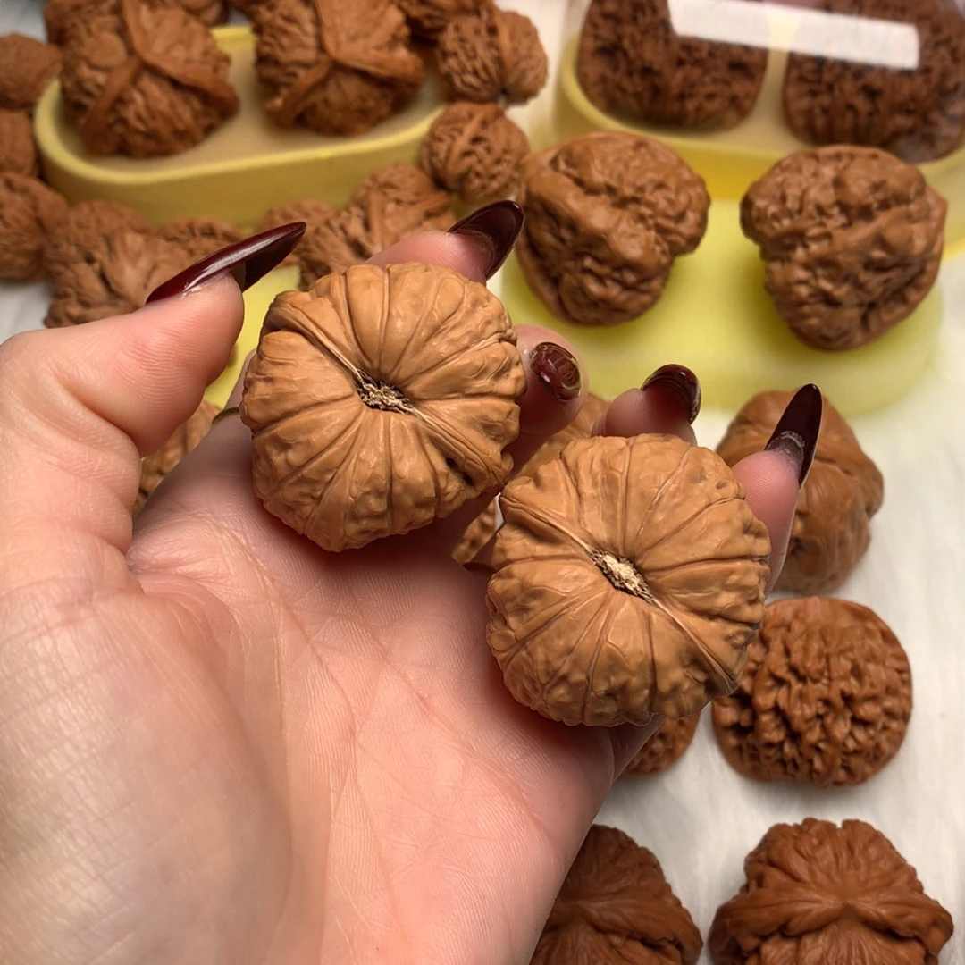 文玩核桃把件39南瓜墩