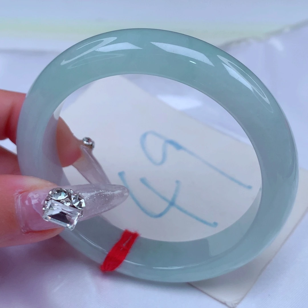 翡翠手镯未镶嵌天然缅甸翡翠A货手镯