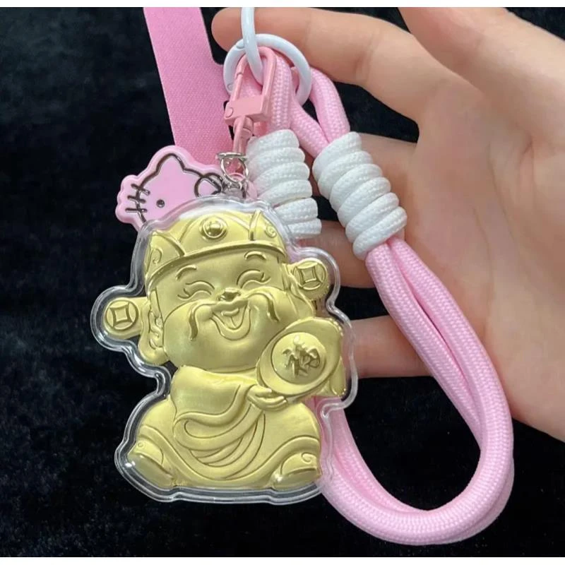999卡通招福财神爷钥匙扣包包手机挂件