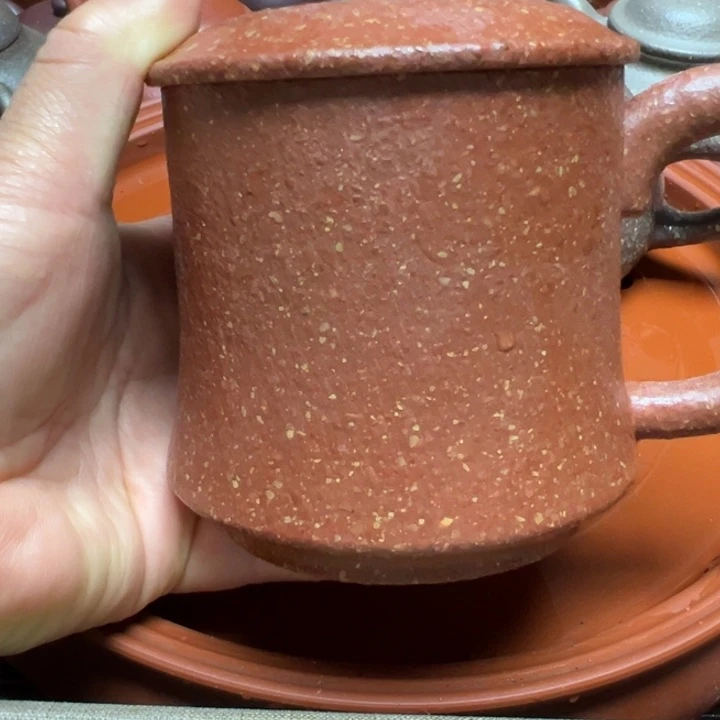 紫砂茶壶美**堂宜兴原矿龙血砂