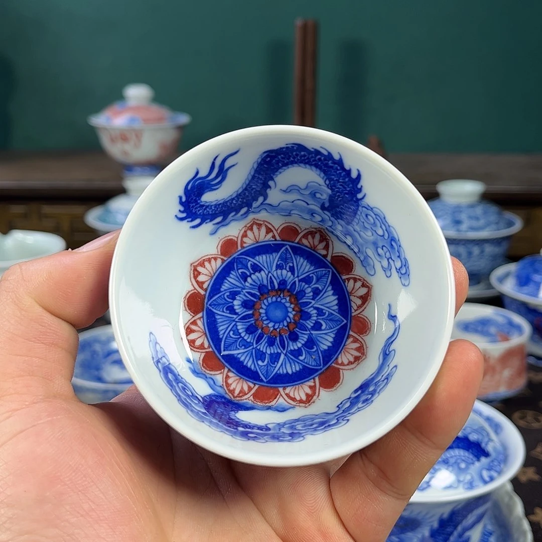 瓷片自成堂景德镇手工手绘