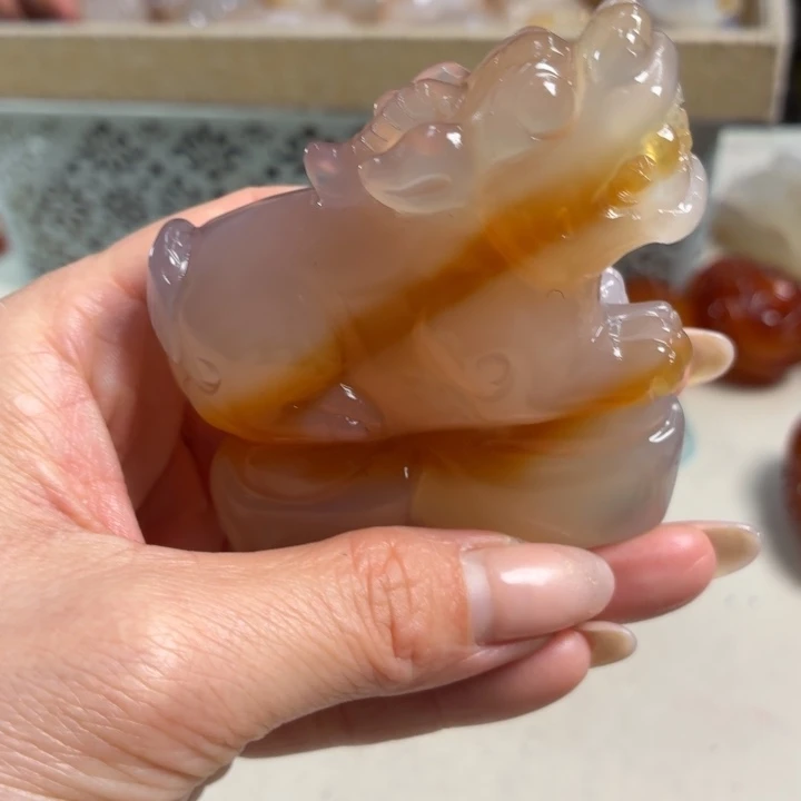 玛瑙/玉髓未镶嵌吊坠(不含链)