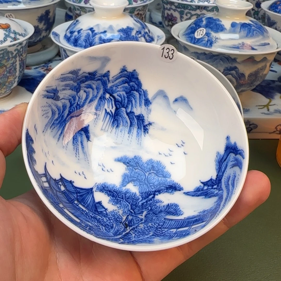 彦祖纯手工手绘茶具133