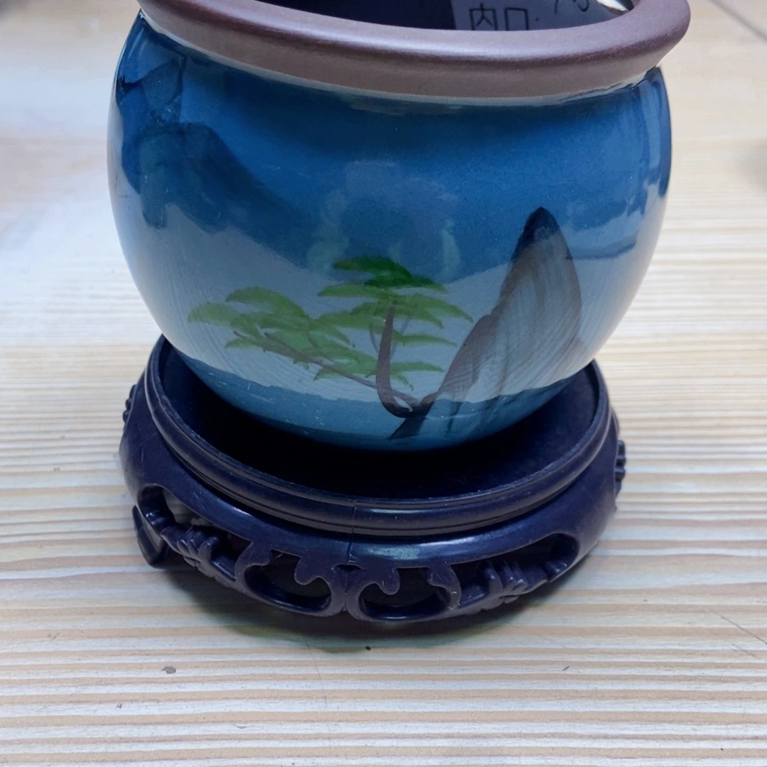 瓷片陶瓷花盆陶瓷艺术