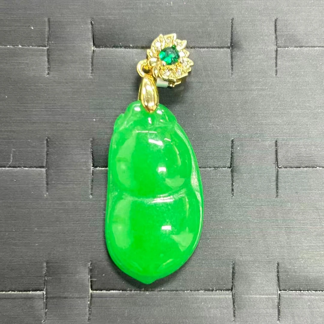 手链 绿翠色葫芦吊坠饰品