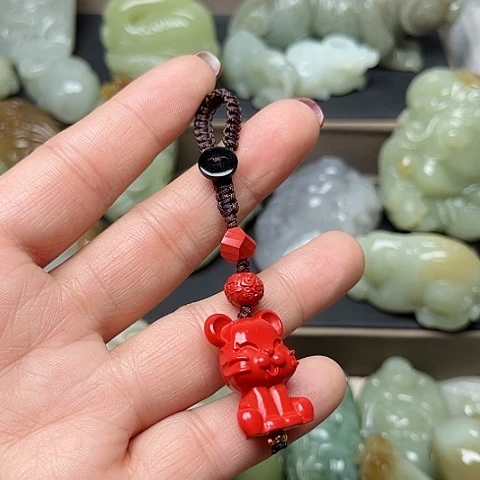 颈饰未镶嵌和田玉龍**神