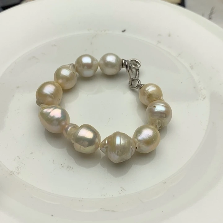 淡水珍珠合金颈饰010