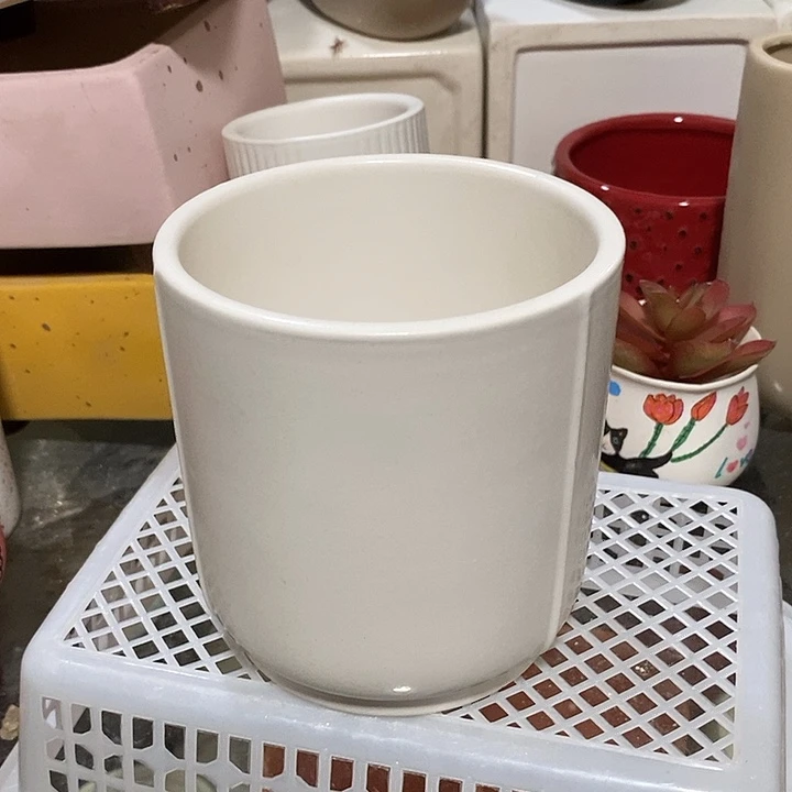 摆件陶盆有孔 微瑕介意勿拍