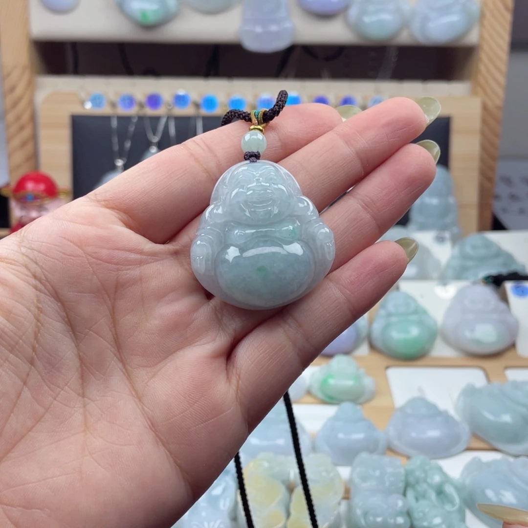 颈饰未镶嵌翡翠35尺寸佛公厚装