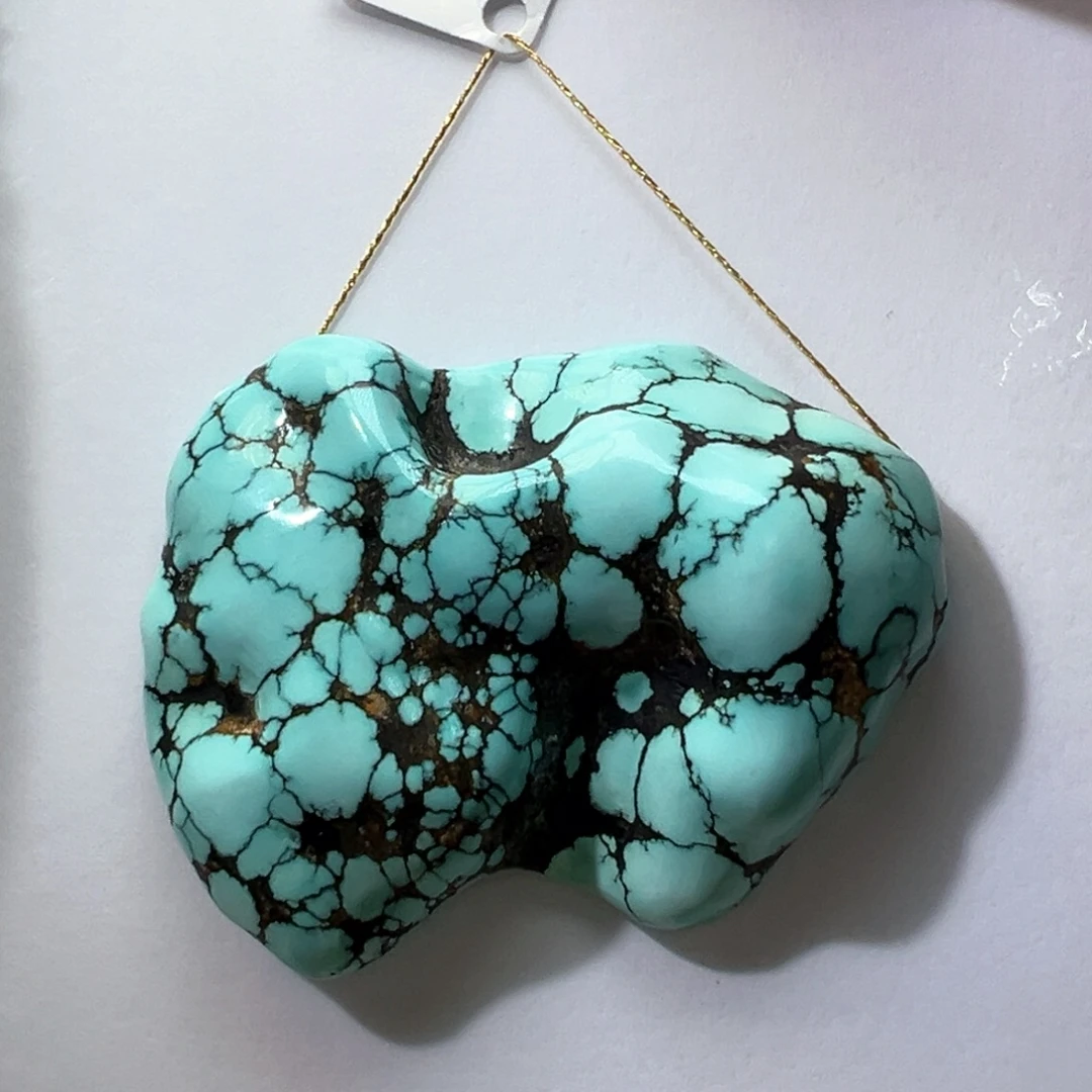 绿松石未镶嵌挂件