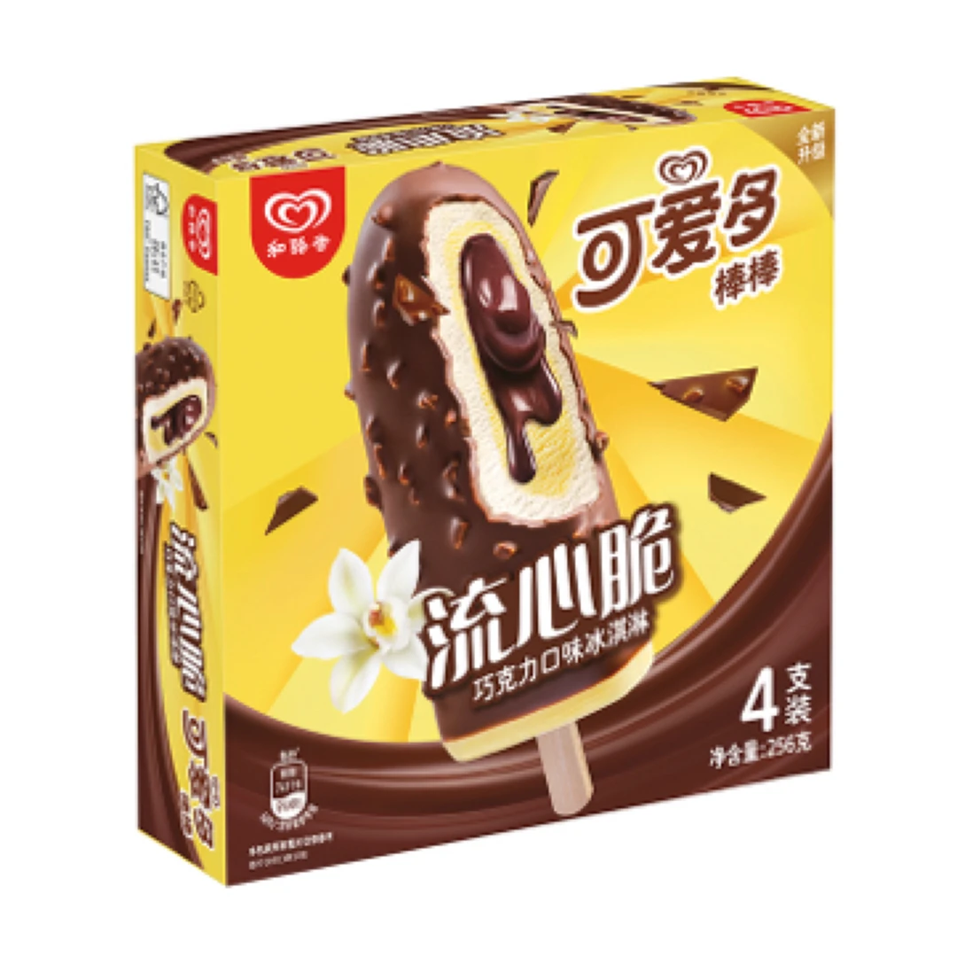 和路雪棒棒巧克力味冰淇淋网红雪糕雪糕同城配