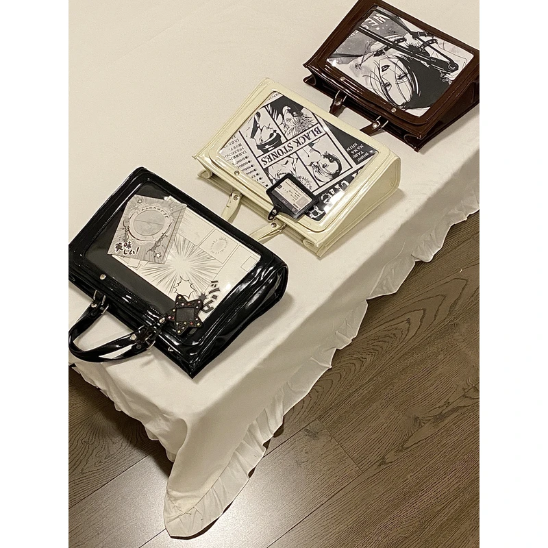 钱一波原创通勤公文痛包大容量托特包a4痛层单肩包斜挎包双肩包