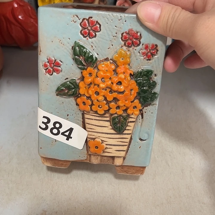 粗陶材质多肉花盆
