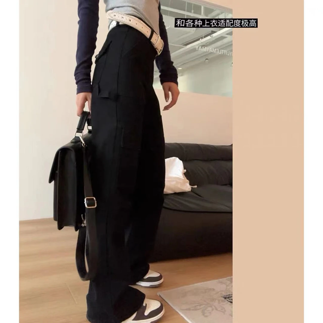 徐秋阳 梨形收割机 百搭时尚修身显瘦工装休闲裤N065