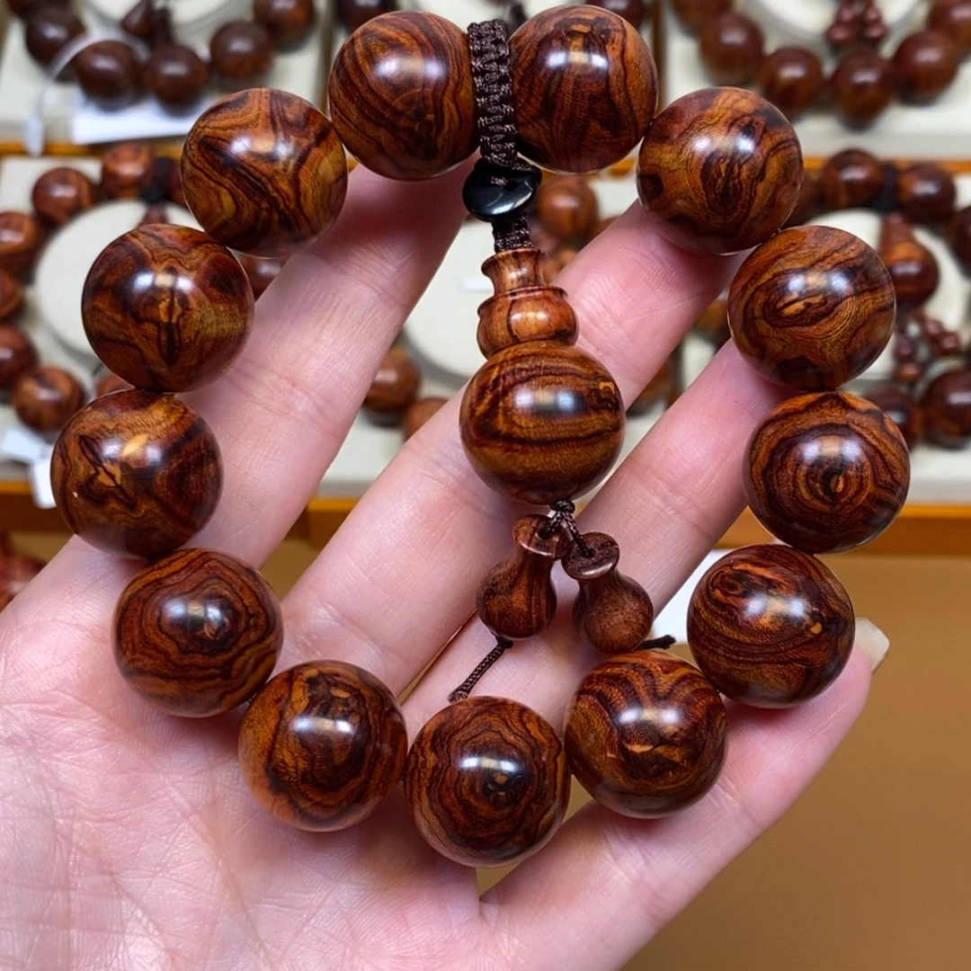 黄花梨/降香黄檀手串/手链海南黄花梨1.8