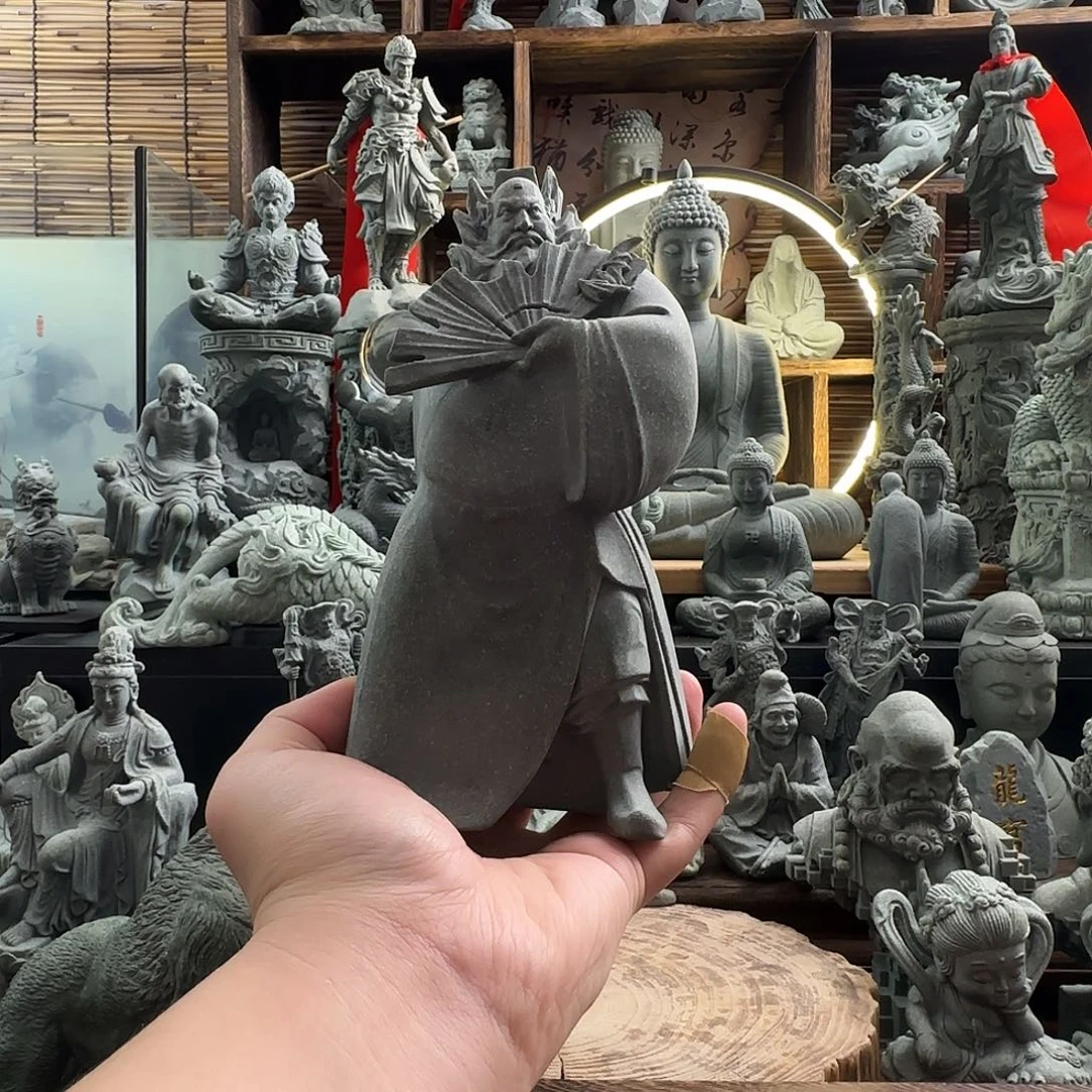 石材天师钟馗一个大号的