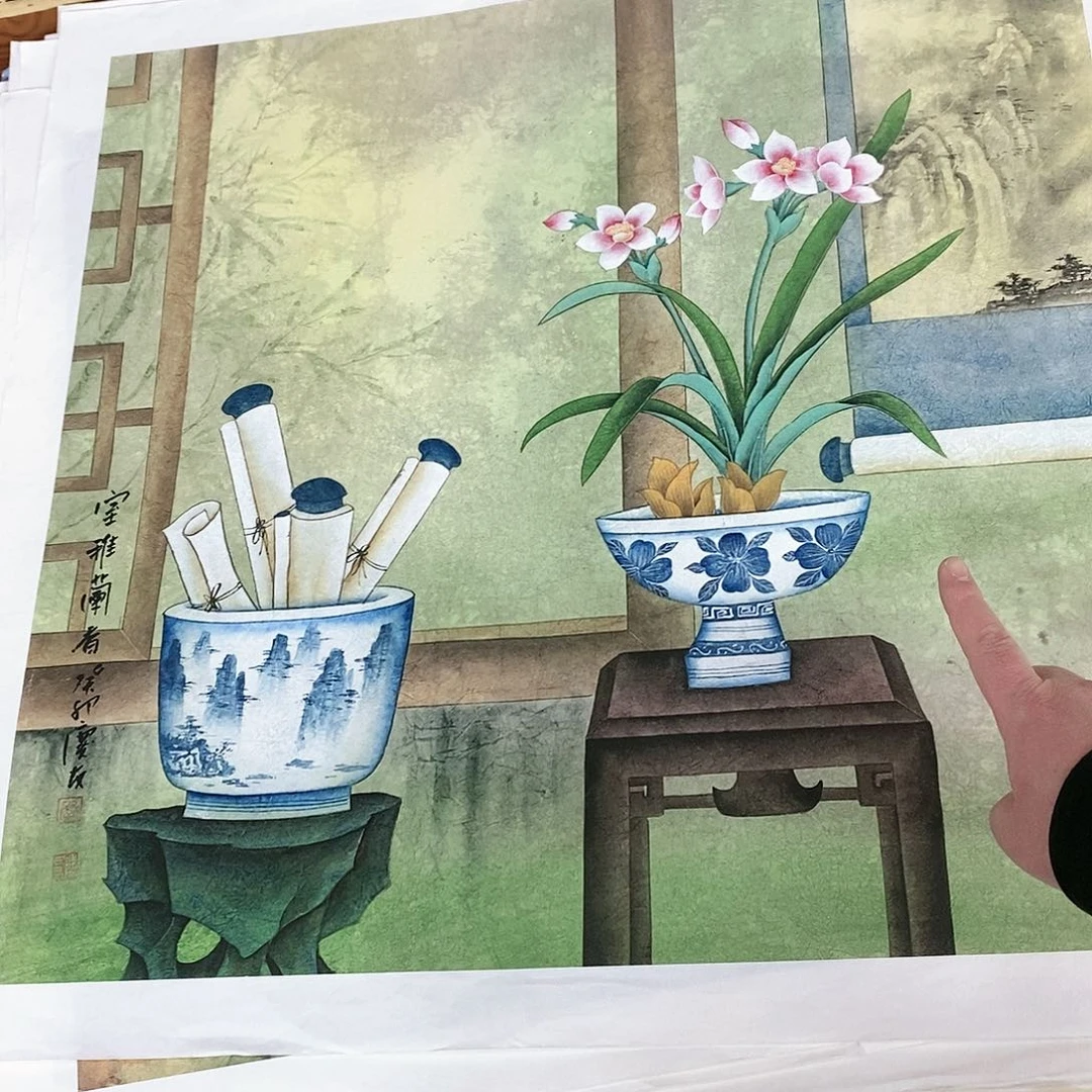 国画国画手绘精品作品