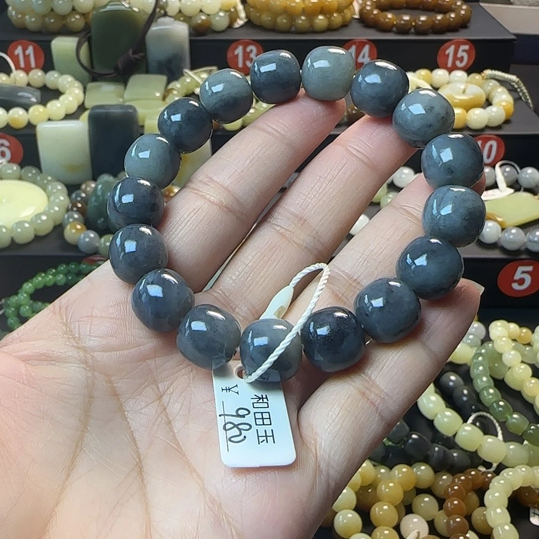 和田玉未镶嵌手链