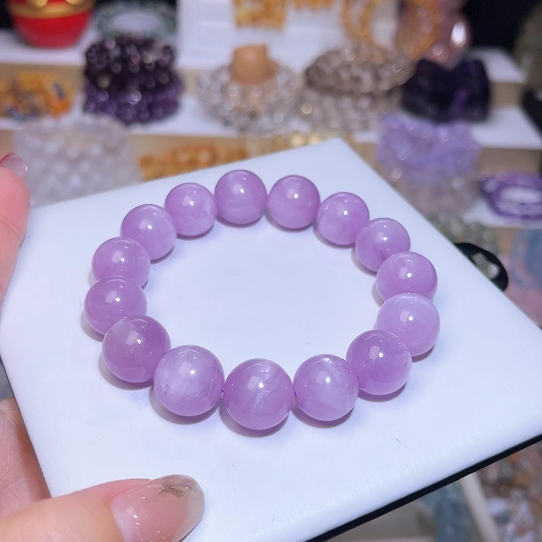 水晶手串未镶嵌好**休天然水晶14mm