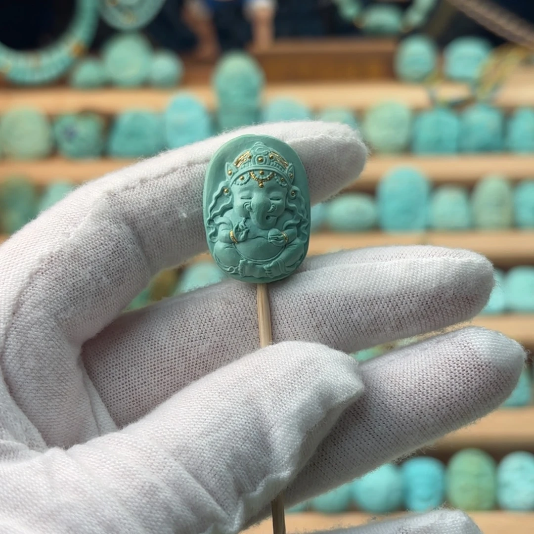 绿松石未镶嵌配饰