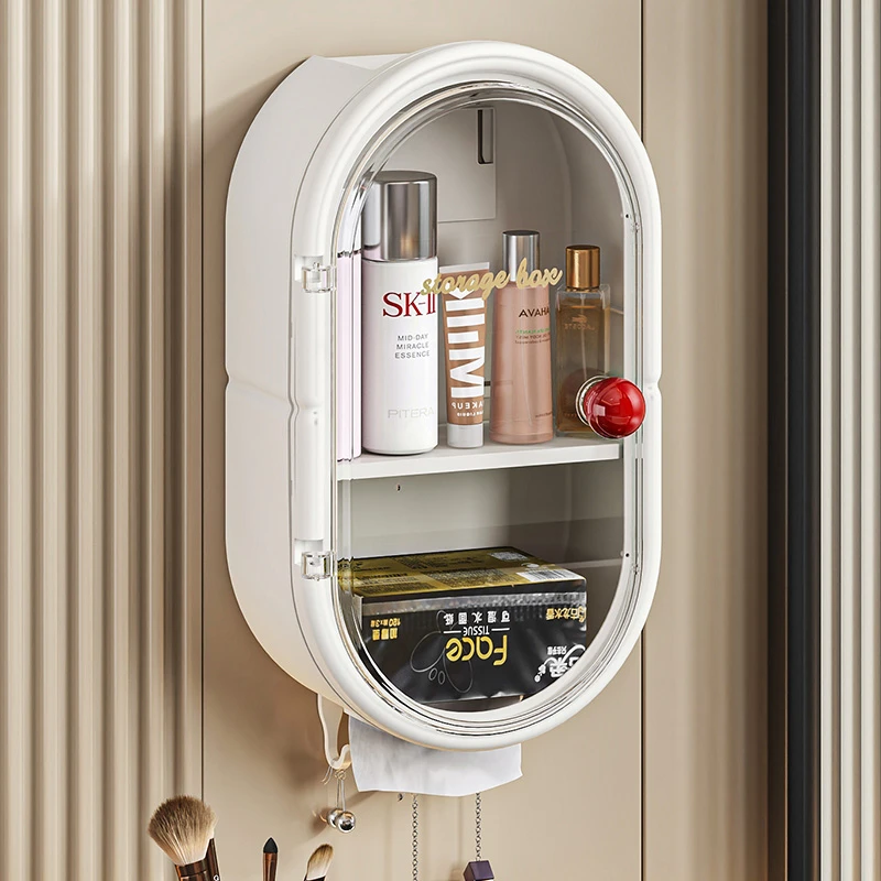 筷子收纳盒免打孔厨房置物架浴室化妆品收纳盒多功能勺子餐具收纳