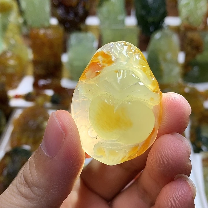 蛇纹石玉未镶嵌珠宝半成品