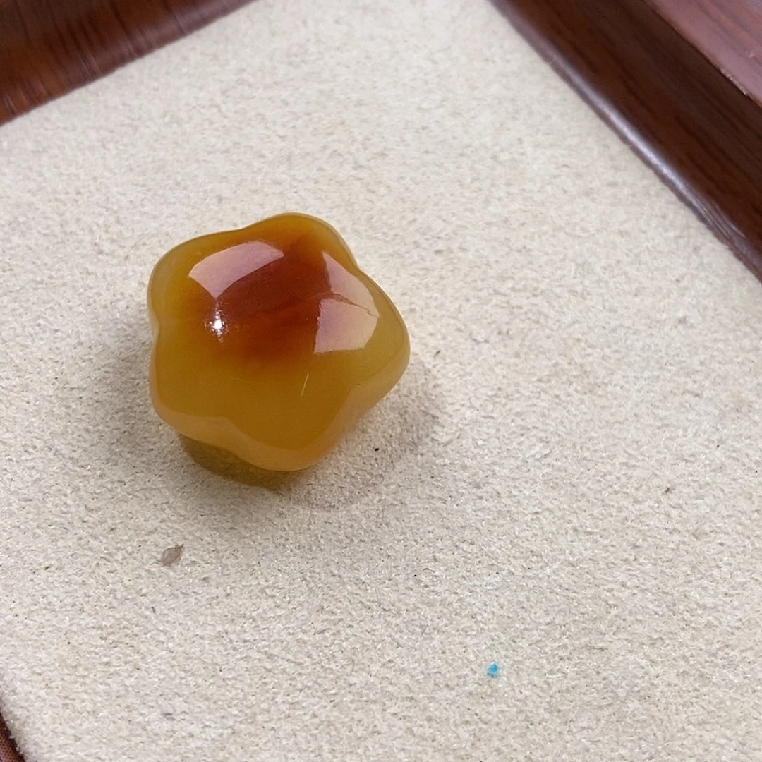 琥珀裸石未镶嵌天然原矿琥珀蜜蜡小星星
