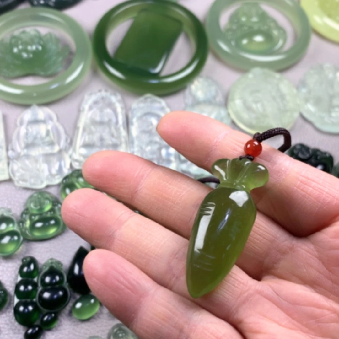 【闪购商品】蛇纹石玉岫玉未镶嵌