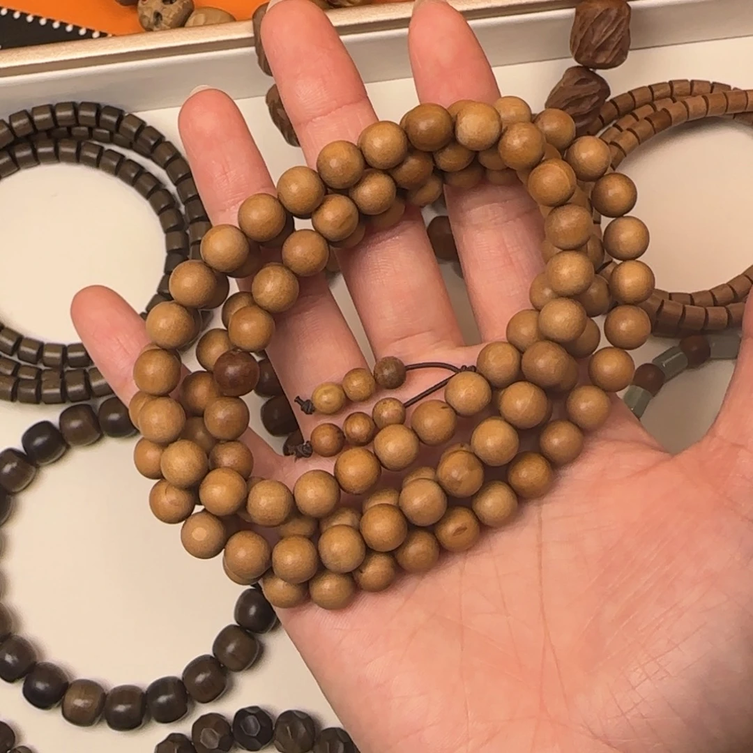 檀香木其他老山檀香奶香沉水08×108颗瑕疵