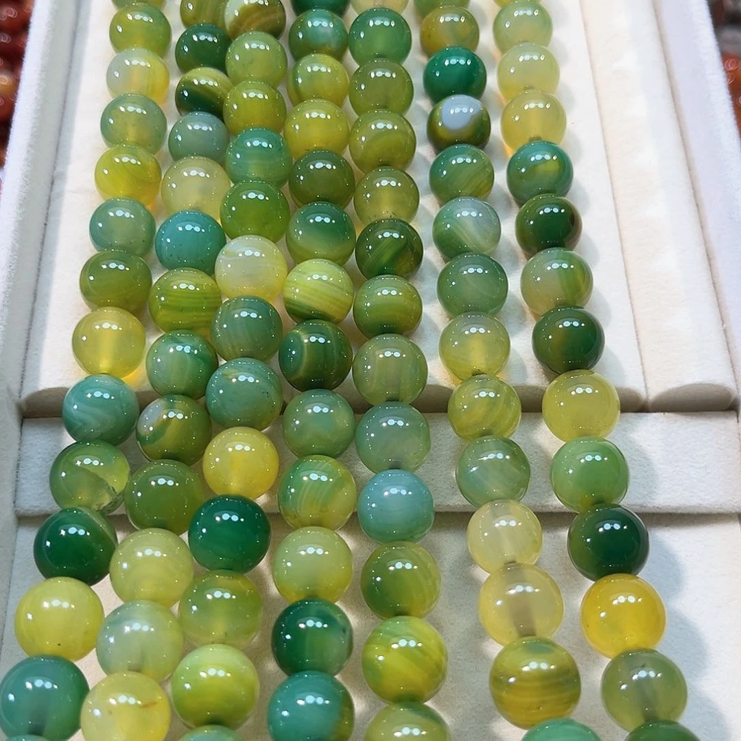 玛瑙/玉髓合金珠宝半成品葡萄玛瑙12mm一条