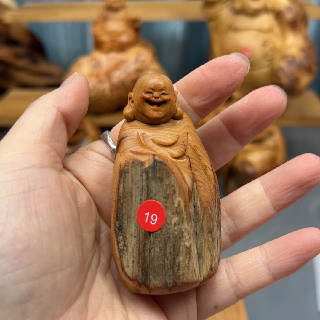 海***舟木崖柏木摆件手把件，