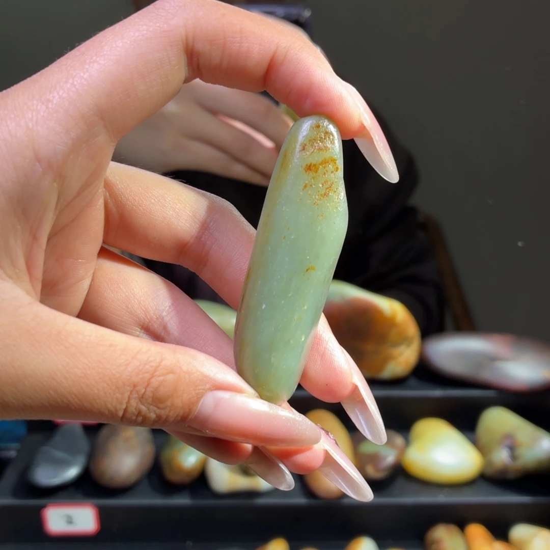 和田玉未镶嵌挂件38.3