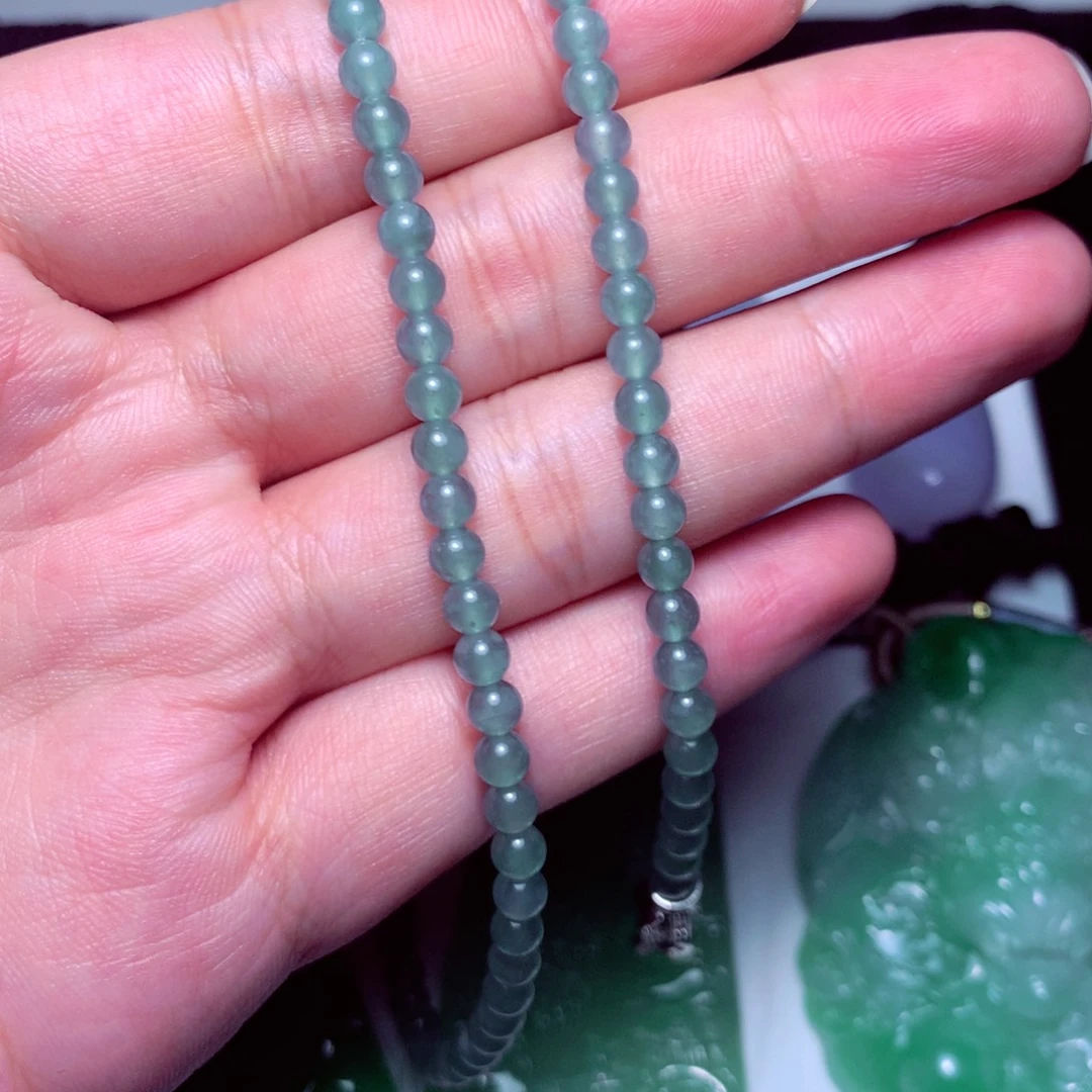 翡翠未镶嵌颈饰天然A货翡翠