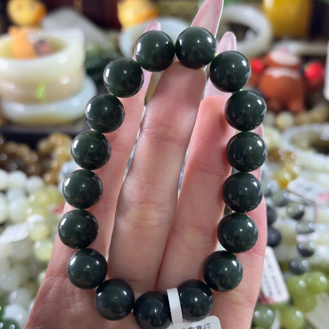 和田玉未镶嵌手链89