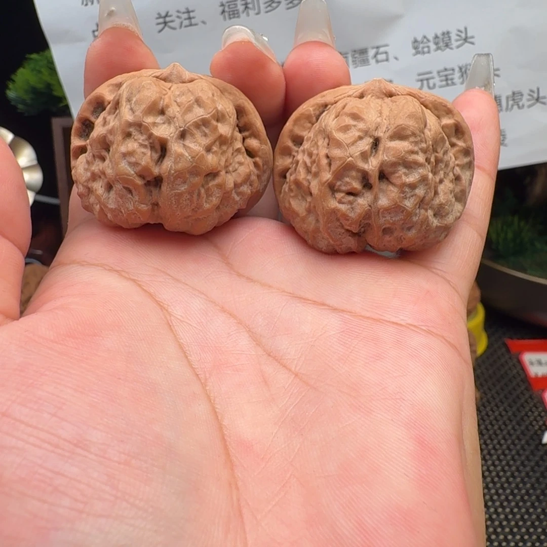 把件文玩核桃全品无修蛤蟆头40