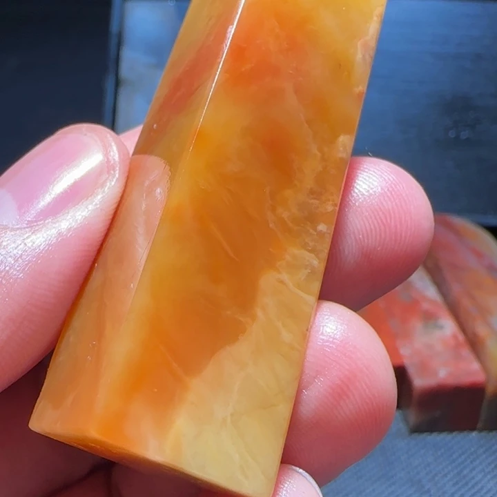 寿山石福集福寿山石印章