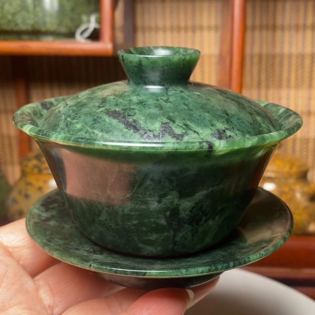 藏玉药王石福利款盖碗150cc