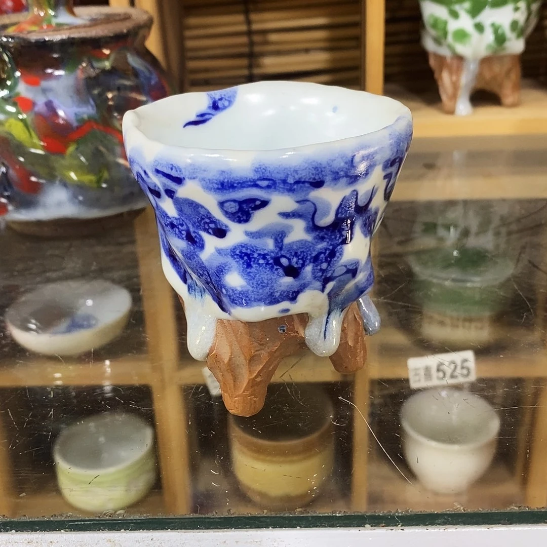 粗陶志野柴柴茶器