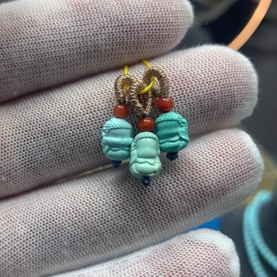 绿松石挂件未镶嵌