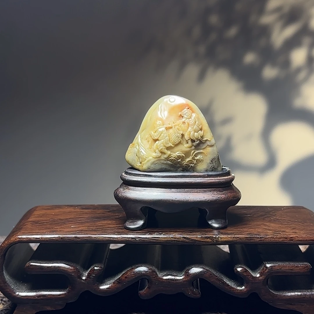 寿山灰田 生大师作品