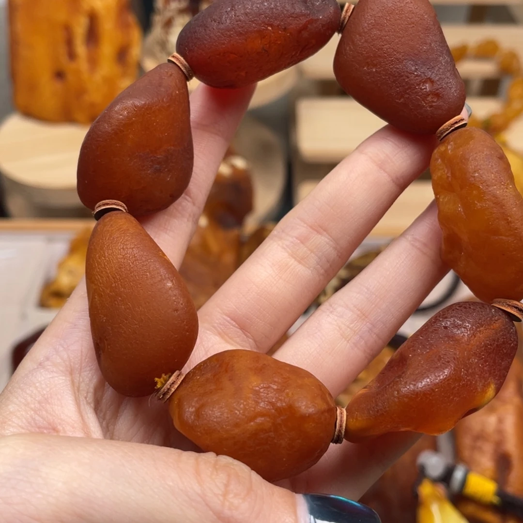 琥珀未镶嵌珠宝奇石