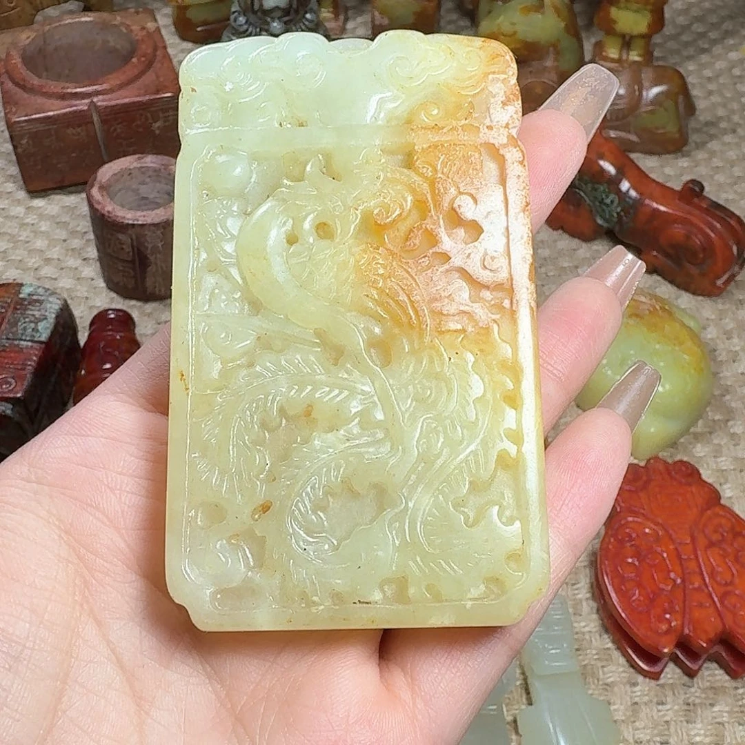 白玉菩提吊坠挂件