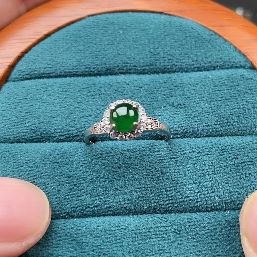 【闪购商品】翡翠戒指银S925镶嵌-****-xixi