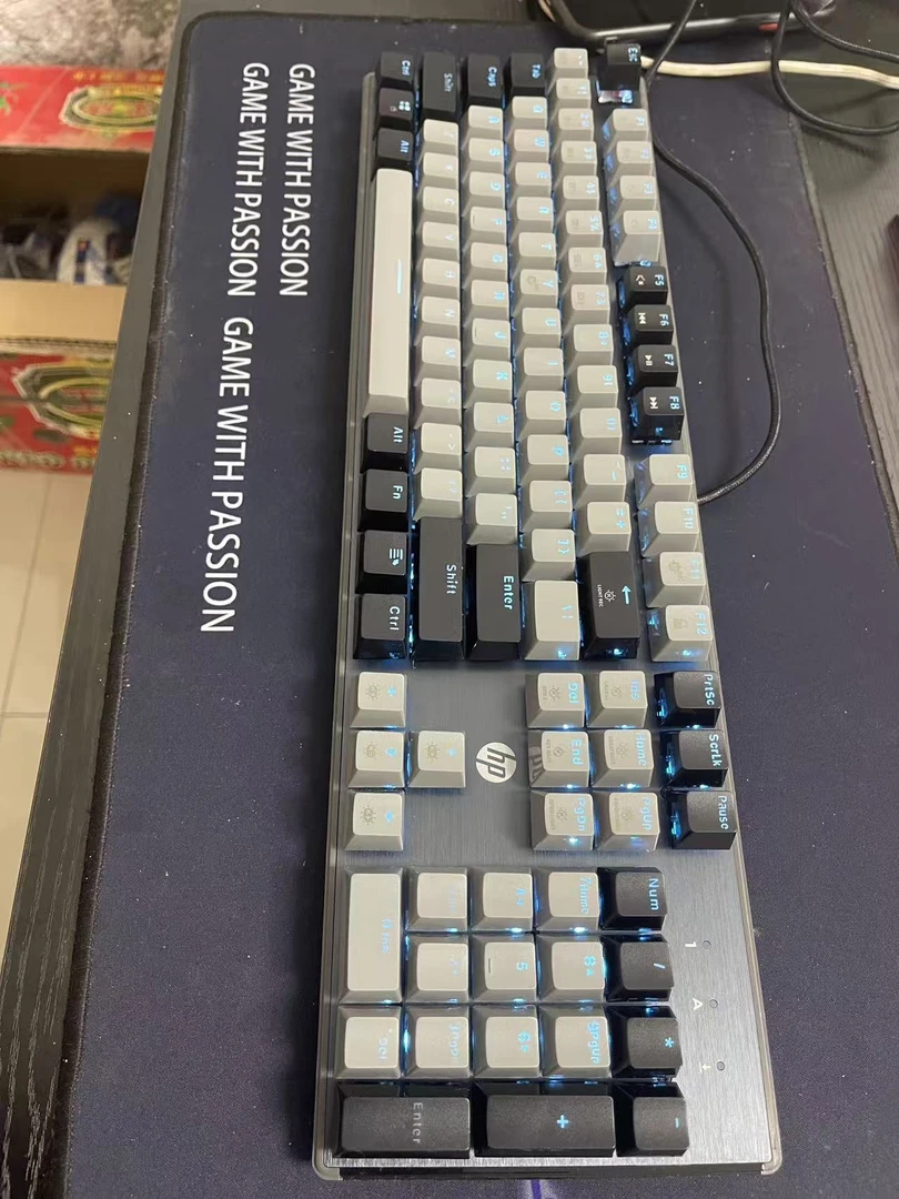 8新HP机械键盘混拼色